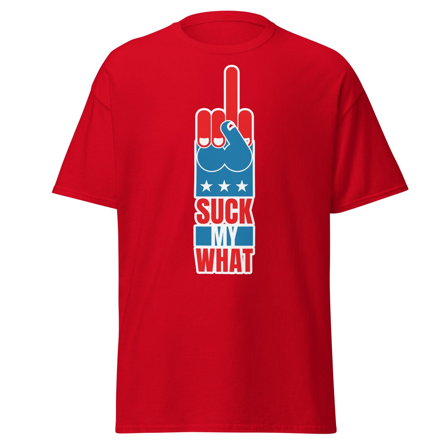 Patriot Missile Suck My What Red T-Shirt - Independence Day, 4th of July, USA Tee Shirt