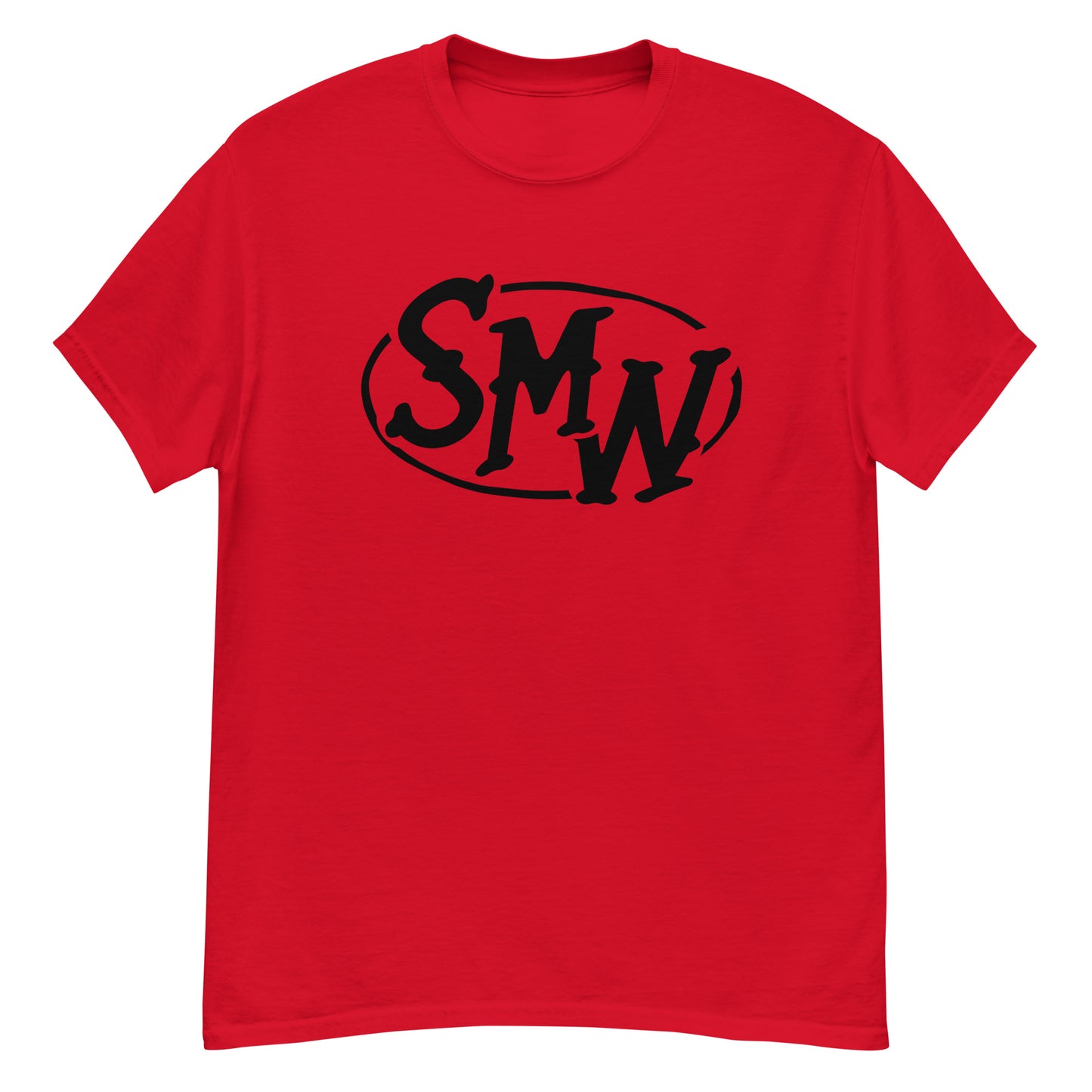 SMW (Suck My What?) Ranch Hand Oval Men's Classic Tee (Blk Graphic)